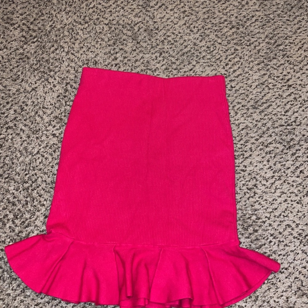 Express peplum style pencil skirt